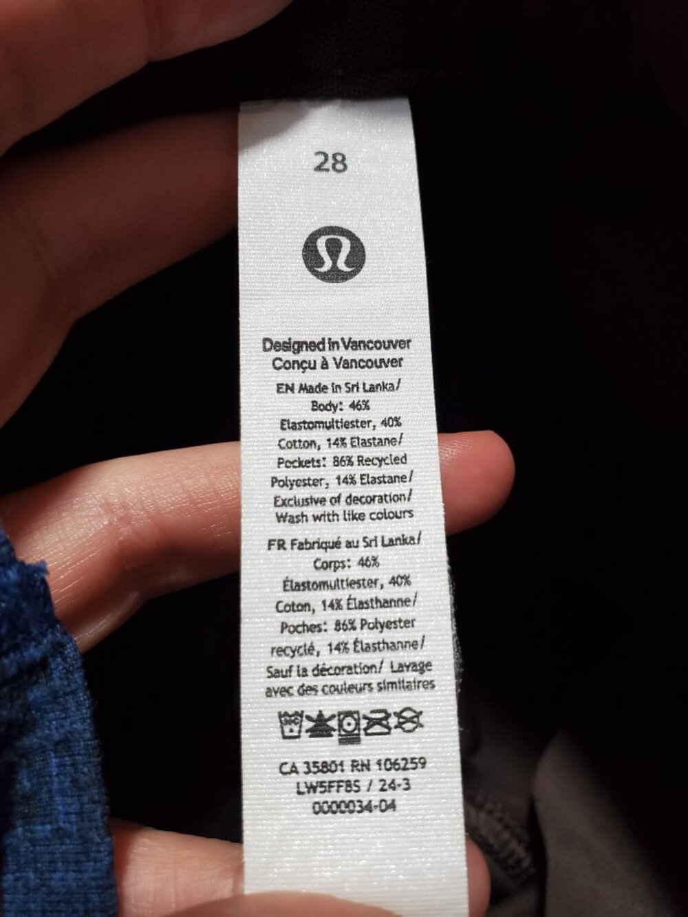 LULULEMON City Sleek Hi-Rise 27" Barrel-Leg Pant Espresso Sz 28 Light Utilitech - Picture 11 of 14
